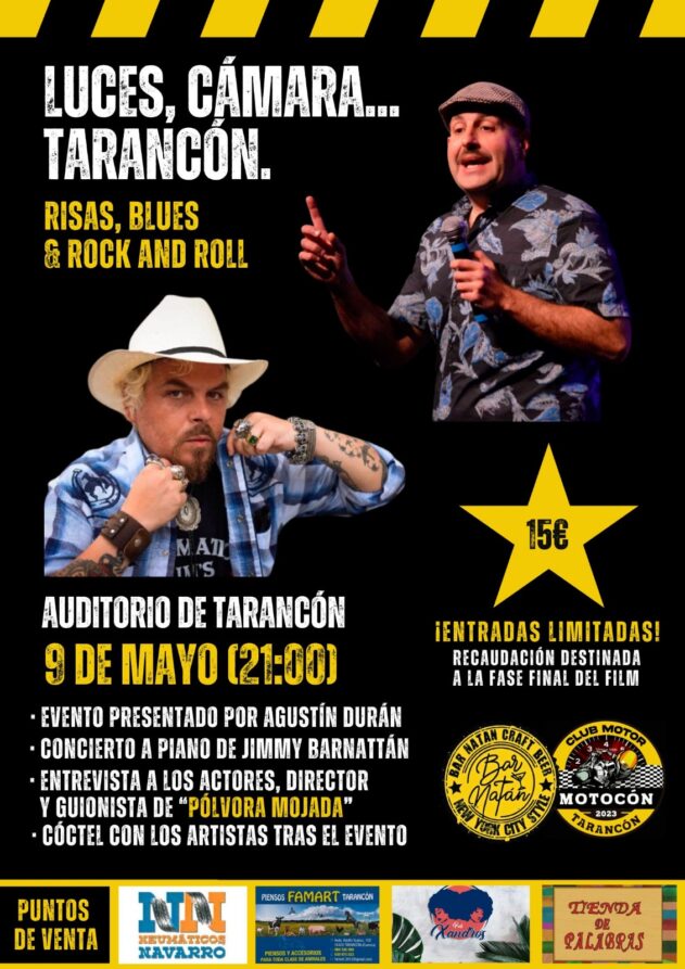 El guionista taranconero Javier Navarro impulsa el rodaje de “Pólvora Mojada” con un evento especial en Tarancón