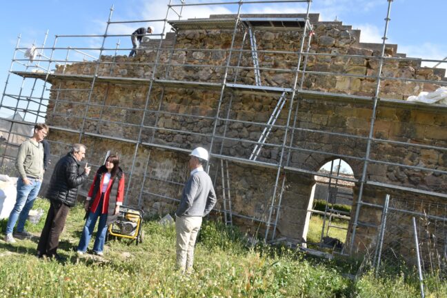 La Diputación de Cuenca comienza las obras de restauración de la muralla de Buendía valoradas en 200.000 euros