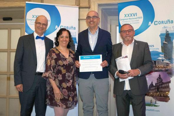 La Sociedad Española de Diabetes premia la difusión de un trabajo de investigación liderado por un endocrinólogo del Hospital de Ciudad Real