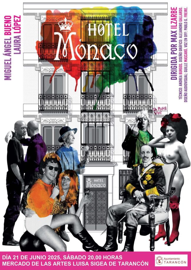“Hotel Mónaco” llega a Tarancón con una mirada teatral a la memoria del colectivo LGTBIQ+