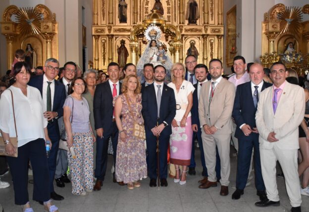 La delegada de la Junta destaca la colaboración institucional en el 25 aniversario del nombramiento de la Virgen de Rus como alcaldesa perpetua de San Clemente