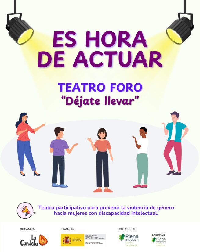 Más de 300 personas con discapacidad intelectual participan en una experiencia teatral para prevenir la violencia de género