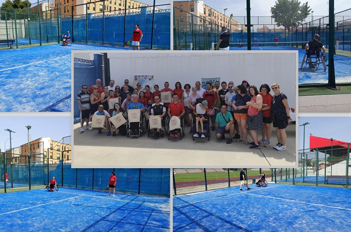 Gran participación en el IV Torneo de Pádel Inclusivo Afamit celebrado en Tarancón