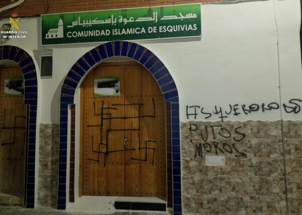 La Guardia Civil investiga a una persona como presunta autora de un delito de odio contra una comunidad religiosa