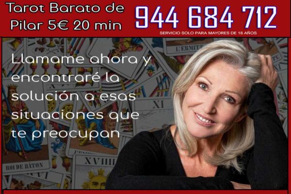 Descubre tu destino con Pilar: 20 minutos de tarot por solo 5 euros