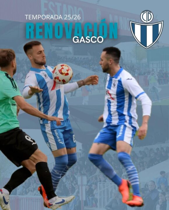 Segunda renovación en el CD Tarancon, Gasco continua en el equipo. Entre tanto, se anuncia otra baja, también segunda, Leyva, deja el equipo