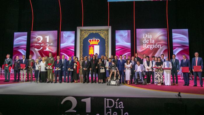 Las personas reconocidas en el Día de Castilla-La Mancha apelan a los valores de la región para convivir en “una sociedad pacífica desde la tolerancia y la inclusión”