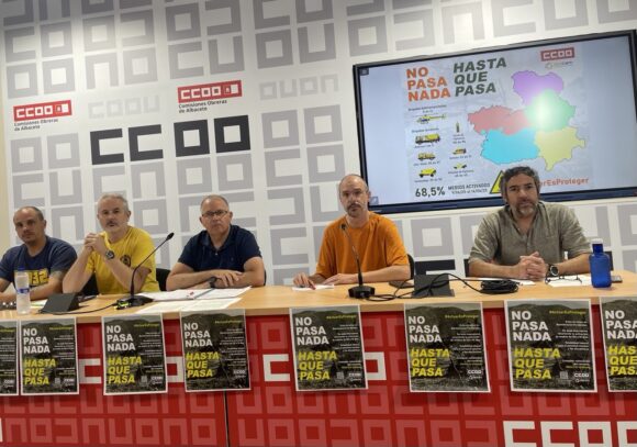 La Sección sindical de GEACAM denuncia los recortes en personal y medios en la campaña de extinción de incendios