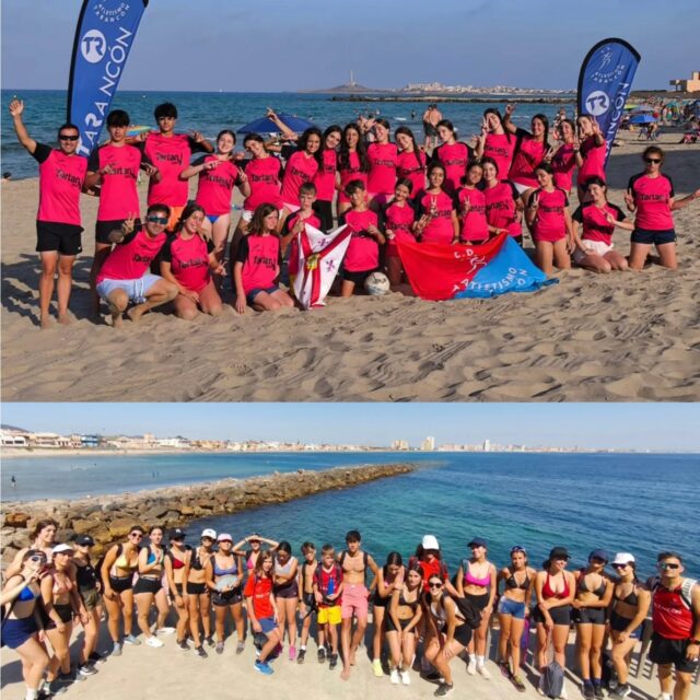 El CD Atletismo Tarancón, comienza la actividad veraniega con el Campamento  de Verano celebrado en la Manga (Murcia) por sexto año