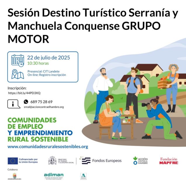 La Diputación, Adiman y Acción Contra el Hambre siguen trabajando en la creación del Destino Turístico de la Serranía y la Manchuela
