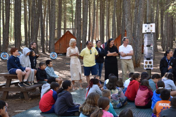 Marian López destaca la importancia del Campamento de Los Palancares como espacio de ocio en la naturaleza abierto a toda la ciudadanía
