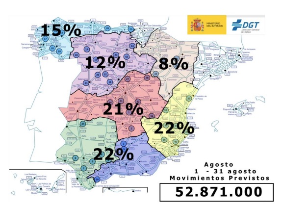 La DGT activa la Operación Especial de Tráfico “1 de Agosto” uno de los puntos más conflictivos será el entorno de Tarancón