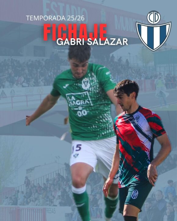 Quinto fichaje del CD Tarancón para la próxima temporada, Gabri Salazar, una apuesta decidida por la experiencia