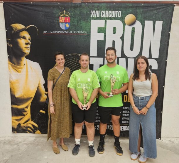 Daniel Martínez y José Chazarra se llevan el triunfo en el IX Torneo de Frontenis Tierra del Vítor