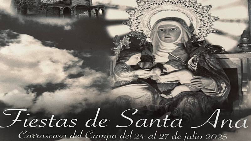 Carrascosa del Campo se prepara para vivir sus Fiestas de Santa Ana 2025 con más de dos semanas de actividades