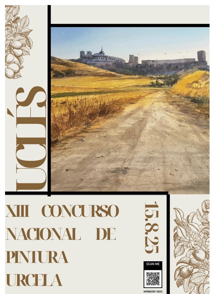 Uclés acoge el XIII Concurso Nacional de Pintura Rápida Urcela el próximo 15 de agosto