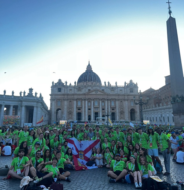 Jóvenes taranconeros participan en Roma en el Jubileo de los Jóvenes 2025