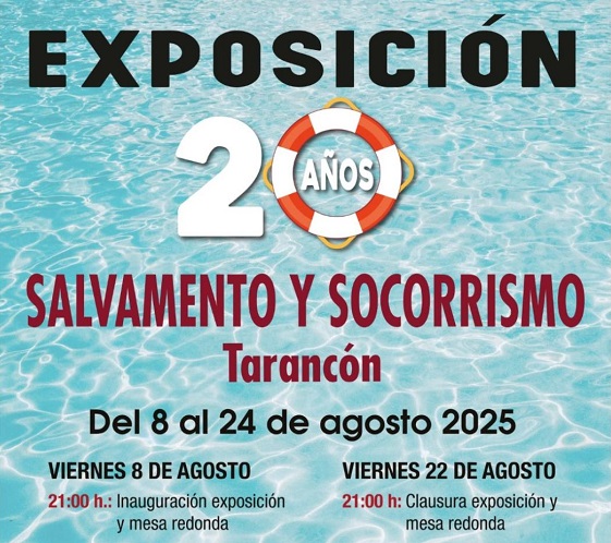 El Club de Salvamento y Socorrismo de Tarancón celebra su XX aniversario con dos mesas redondas y una exposición, en el Mercado de las Artes Luisa Sigea