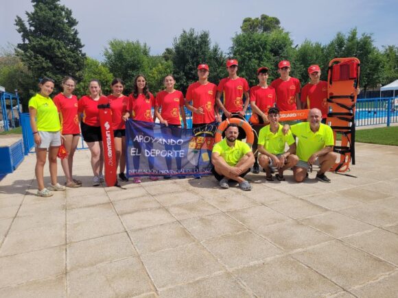 La delegación provincial de la Federación de Socorrismo, esta desarrollando un curso de Socorristas en la piscina municipal de Tarancón