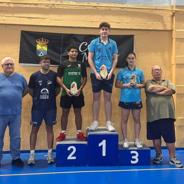 Jóvenes palistas del Club Tenis de Mesa Tarancon destacan en el Circuito de Madrid, con campeón entre los cinco participante del club conquense