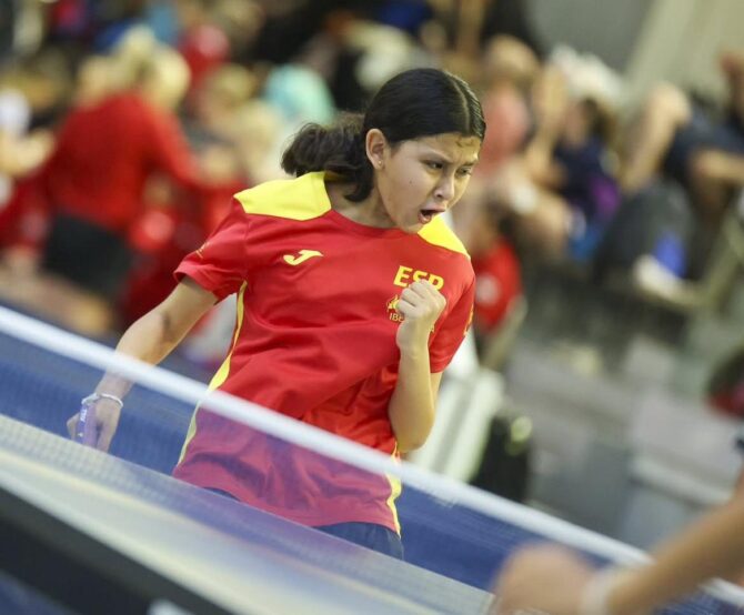Espectacular carrera en Tenis de Mesa de Juana Morales, benjamín que ha formado parte de la selección española en el Euro Mini Champs 2025, celebrado en Estrasburgo (Francia