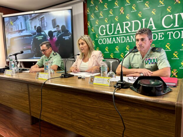 La Guardia Civil detiene a los presuntos autores del intento de asesinato ocurrido en La Puebla de Montalbán el pasado 4 de agosto