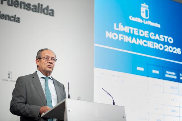 El Gobierno de Castilla-La Mancha aprovecha la estabilidad política de la que goza la región y aprueba un techo de gasto de 9.000 millones para 2026