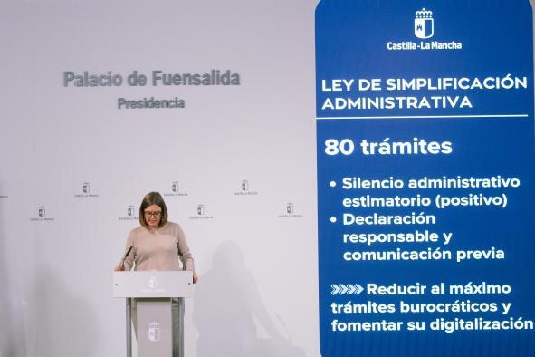 Castilla-La Mancha empleará la declaración responsable y el silencio administrativo positivo para simplificar cerca de 80 trámites burocráticos