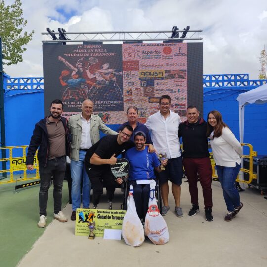 Topher Triviño y Javier Navarro vencedores del IV Torneo de Pádel en Silla “Ciudad de Tarancón”. Tras un espectacular e igualada final