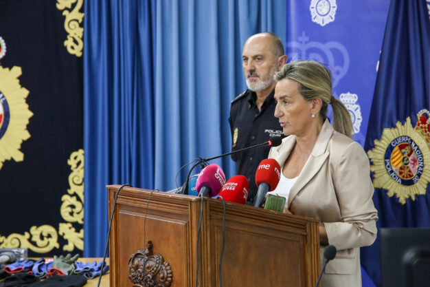 Milagros Tolón destaca el trabajo de la Policía Nacional en la detención en Toledo de un grupo especializado en robos con fuerza cuando trataban de huir con un botín de 142.000 euros