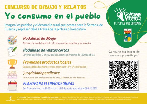 “Consume Villalba” convoca un concurso de dibujo y relatos sobre consumo responsable y sostenible