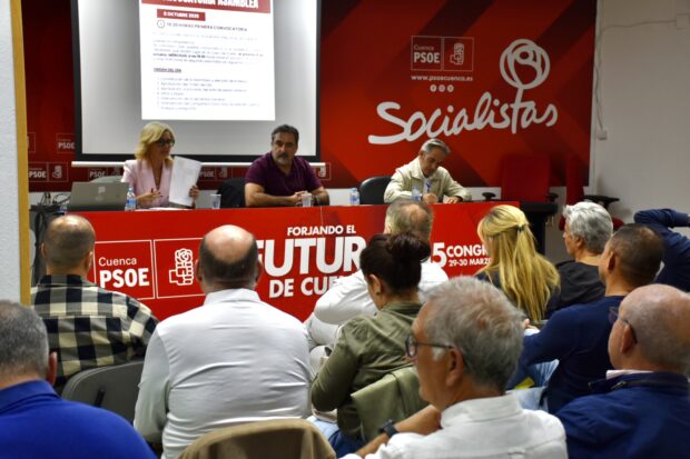 La Agrupación Local del PSOE de Cuenca aprueba una resolución en defensa de la paz y contra el genocidio en Gaza