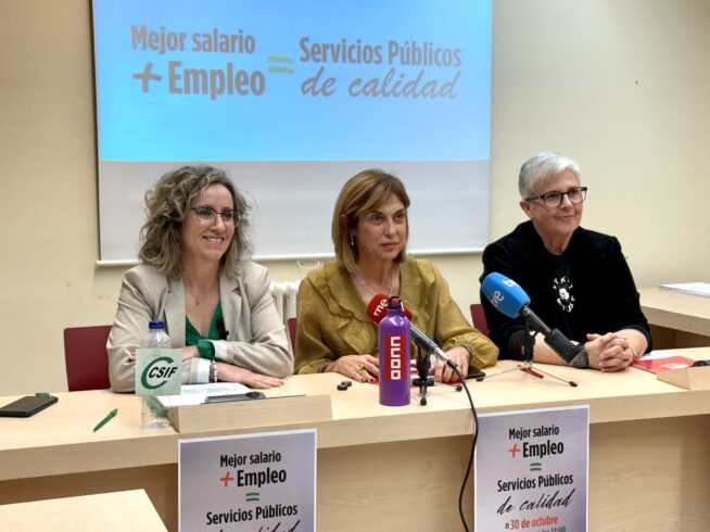 CCOO, UGT y CSIF convocan movilizaciones para exigir al Gobierno la mejora de las condiciones de las empleadas y empleados públicos
