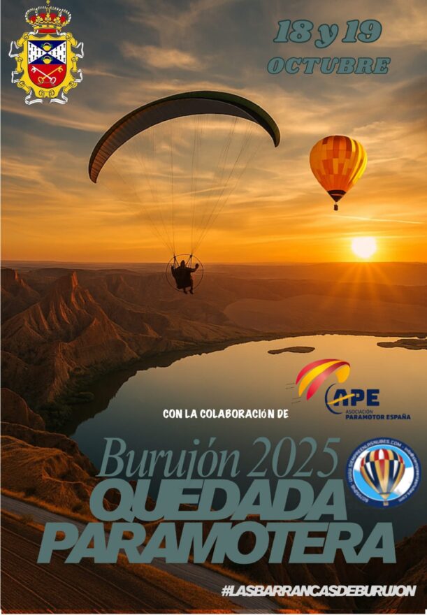 Ecologistas en acción, Toledo denuncia ante la consejeria de desarrollo sostenible la convocatoria de un evento de concentración de vuelos en paramotor en el monumento natural de las barrancas de Castrejón y Calaña
