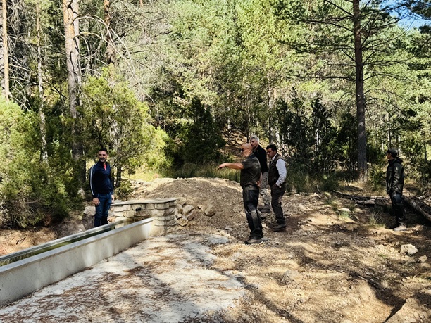 El Gobierno regional financia la mejora del filtro verde y la recuperación de fuentes tradicionales en Laguna del Marquesado