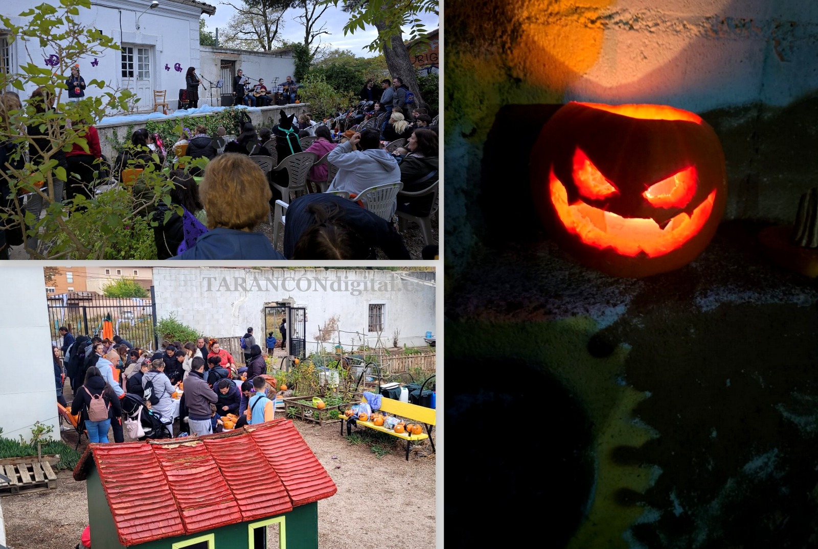 Los Huertos Urbanos de Tarancón celebran el Día de las Ánimas con calabazas, chocolate y un cuento musical