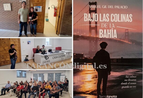 El taranconero Samuel Gil del Palacio presenta su primer libro, “Bajo las colinas de la bahía”, en la Biblioteca Municipal