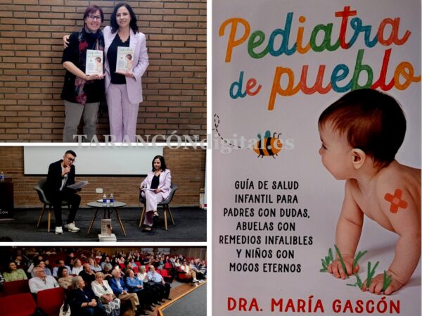 La taranconera María Gascón presenta su libro “Pediatra de pueblo” ante un auditorio lleno de vecinos, familiares y amigos