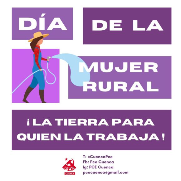 El PCE en Cuenca reivindica el día de la Mujer Rural