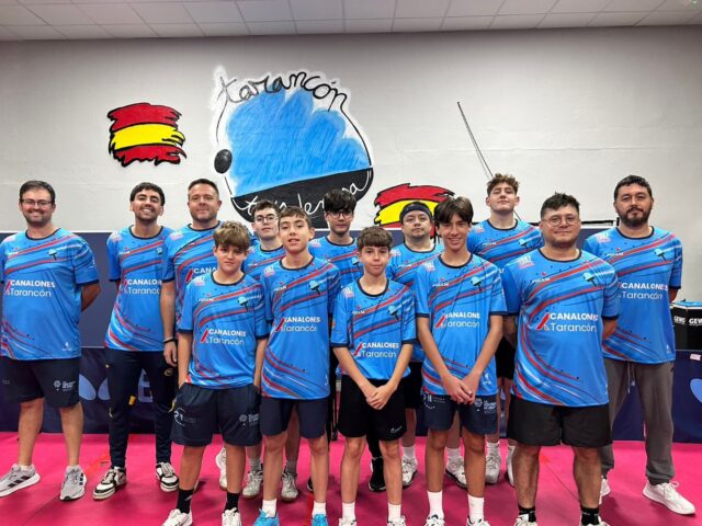 Tenis de Mesa concentración segunda jornada Liga Supermanchega Grupo Este en Tarancon el fin de semana