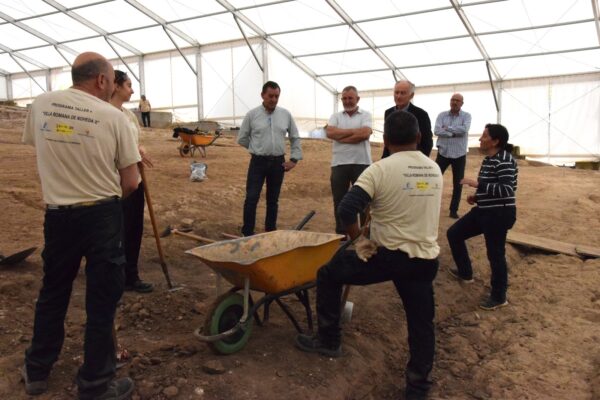 Los trabajos de excavación en Noheda ya han comenzado gracias al RECUAL impulsado por Junta y la Diputación de Cuenca