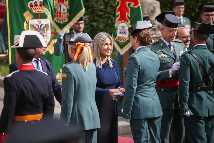 Milagros Tolón alaba el trabajo diario de la Guardia Civil: “Sois entrega, lealtad, disciplina y sacrificio al servicio de España”