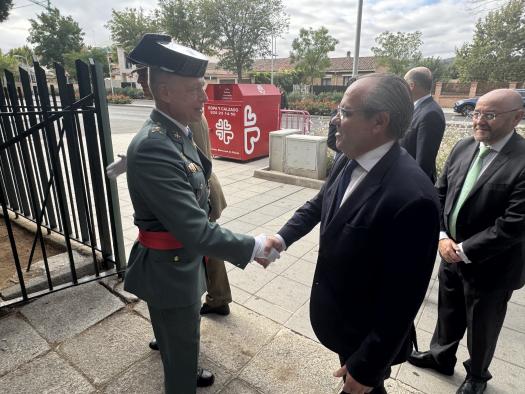 El Gobierno de Castilla-La Mancha reafirma su compromiso con la Guardia Civil y la unidad de España en el Día de la Hispanidad