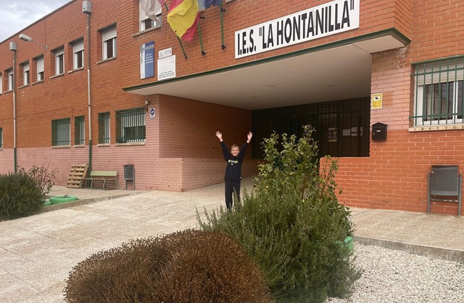 En el Dia de la Enseñanza de C-LM, será reconocido un alumno del IES la Hontanilla, por su “incorporación armoniosa” Myroslav Pushkedra,