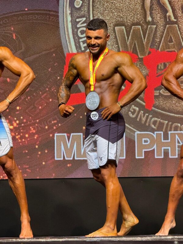 El taranconero Julián Zamarra Ramírez, subcampeón de España de musculación en su categoría