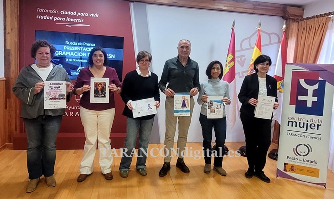 Presentada en Tarancón la campaña del 25 N con motivo del Dia Internacional para la eliminación de la Violencia contra las Mujeres.