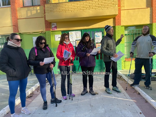 Casi un centenar de personas participan en la ruta de senderismo por el Día Sin Alcohol en Tarancón