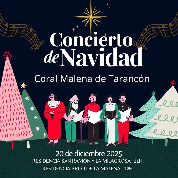 La Coral Malena de Tarancón continúa celebrando la Navidad con varias actuaciones