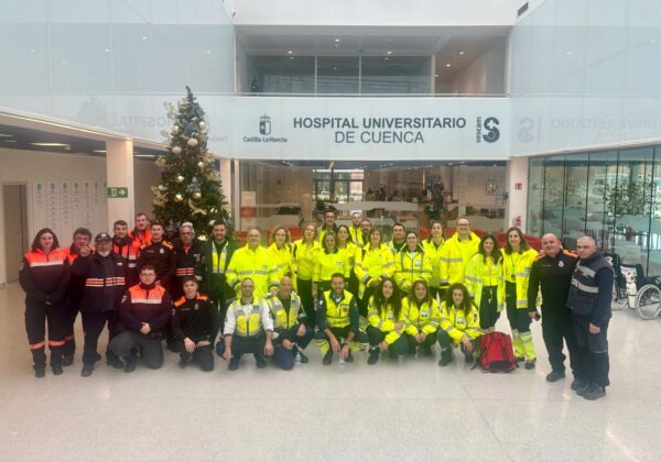 Protección Civil de Tarancón colabora en el traslado de pacientes al nuevo Hospital Universitario de Cuenca