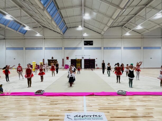 Gimnasia Rítmica, primera actividad pública en el pabellón Peña el Águila, tras la remodelación de la instalación deportiva